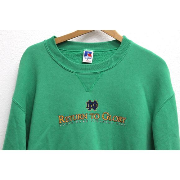 Vintage University of Notre Dame Fighting Irish Sweatshirt Medium - Picture 5 of 5